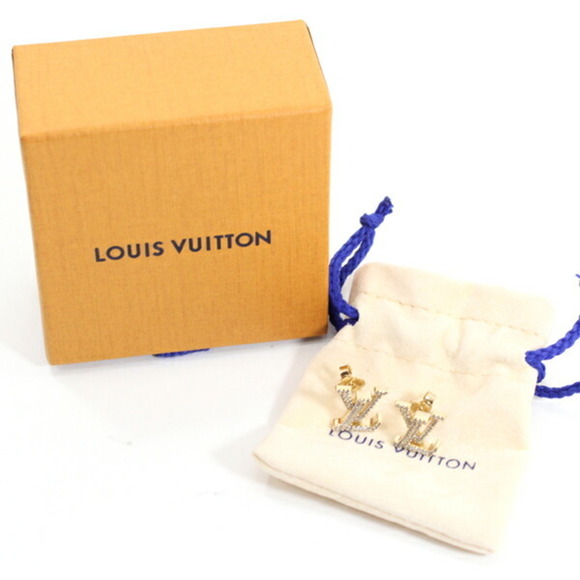 LOUIS VUITTON Gold Earrings - Picture 8 of 8